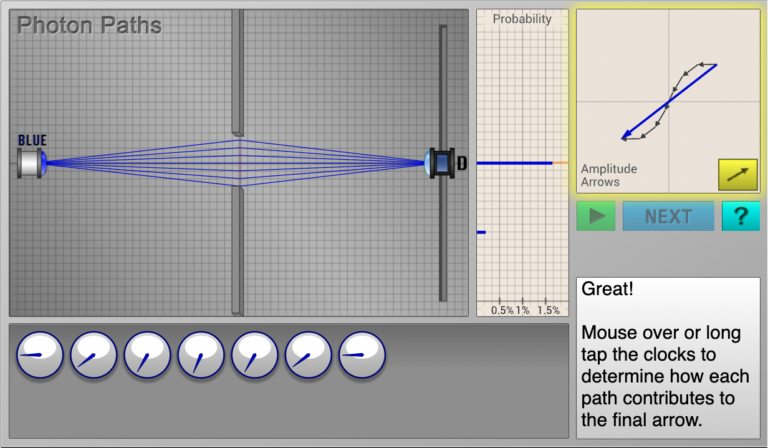 A simulation in Prof. Freericks&rsquo;s quantum mechanics course