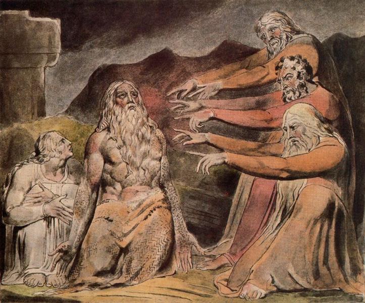 Illustration to Book of Job by William Blake